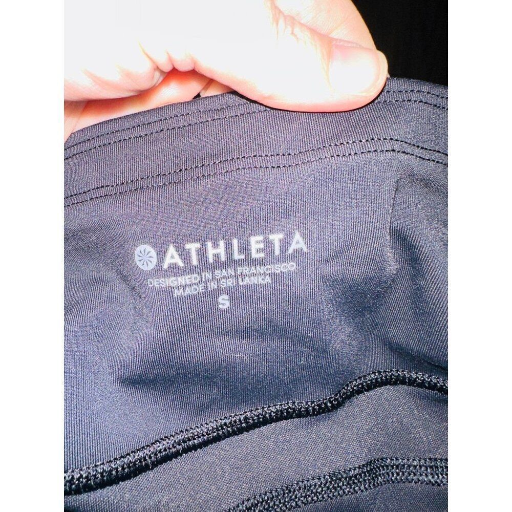 FB11 Athleta Womens Leggings Pants Black Size Small Workout - Picture 6 of 6